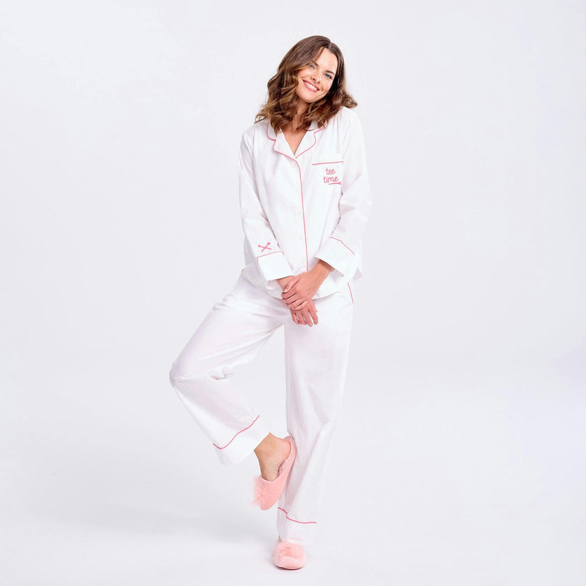 Tee Time Long Pajama Set