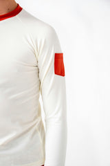 Leo Rashguard Ivory And Terracotta