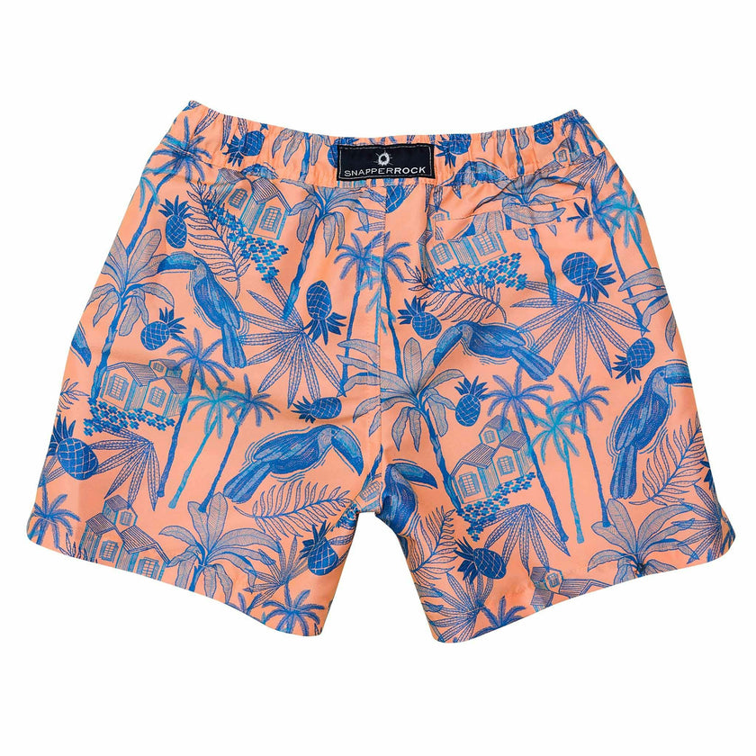Sustainable Comfort Lined Drawstring Swim Short