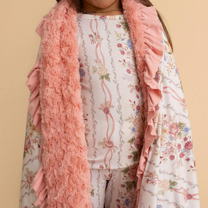 Janey Minky Ruffled Luxe Patoo® Blanket