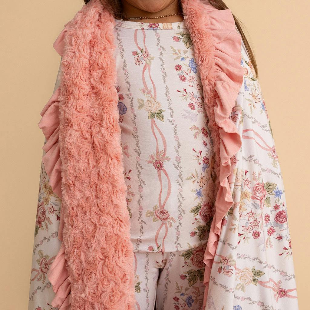 Janey Minky Ruffled Luxe Patoo® Blanket