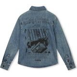 Vintage Festival Cotton Denim Shirt