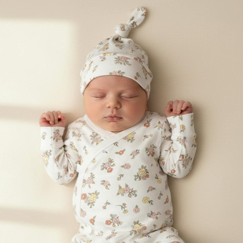 Organic Kimono Knotted Sleep Gown