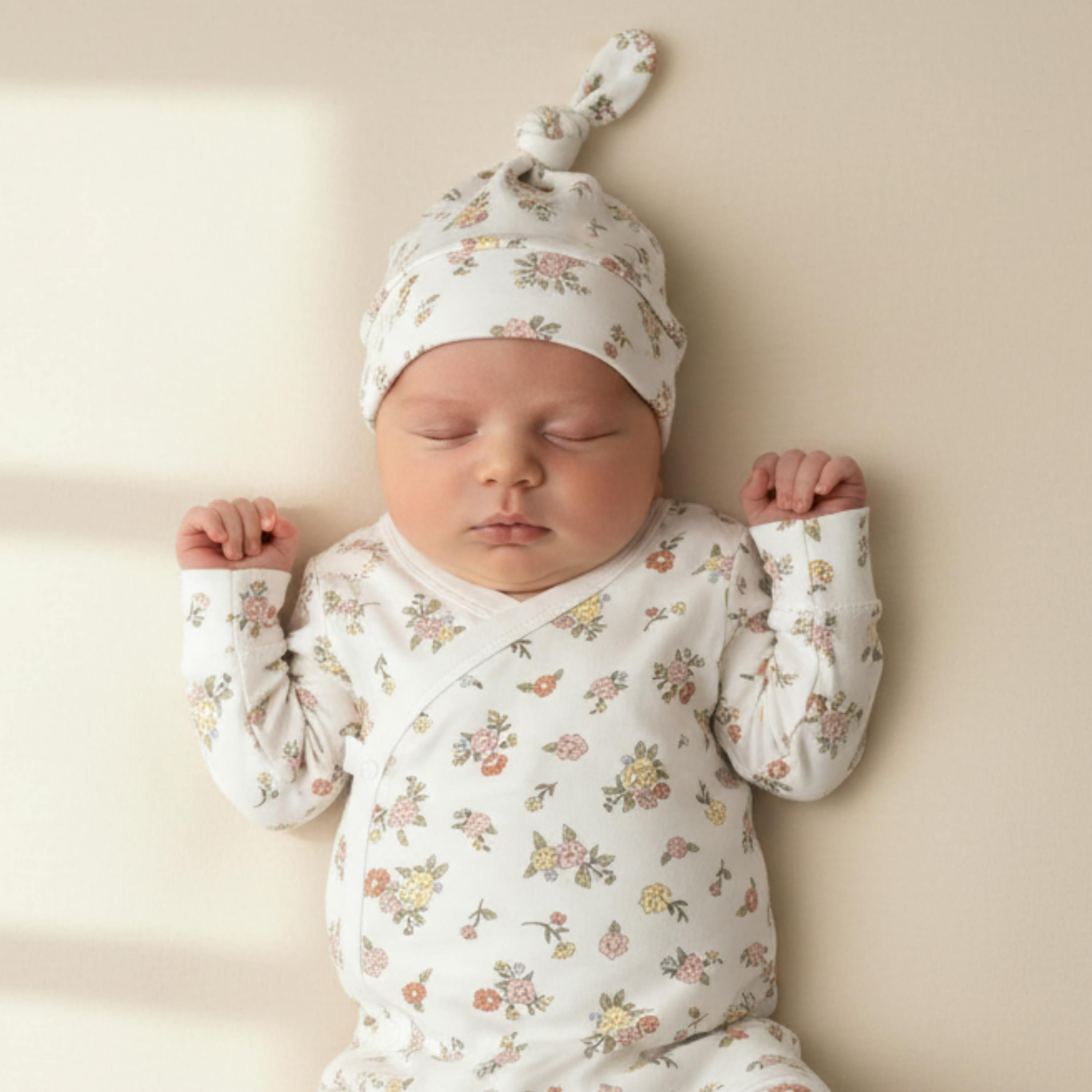 Organic Kimono Knotted Sleep Gown