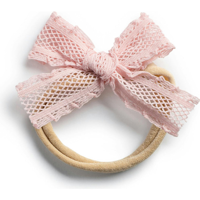Mae Lattice Lace Baby Headband