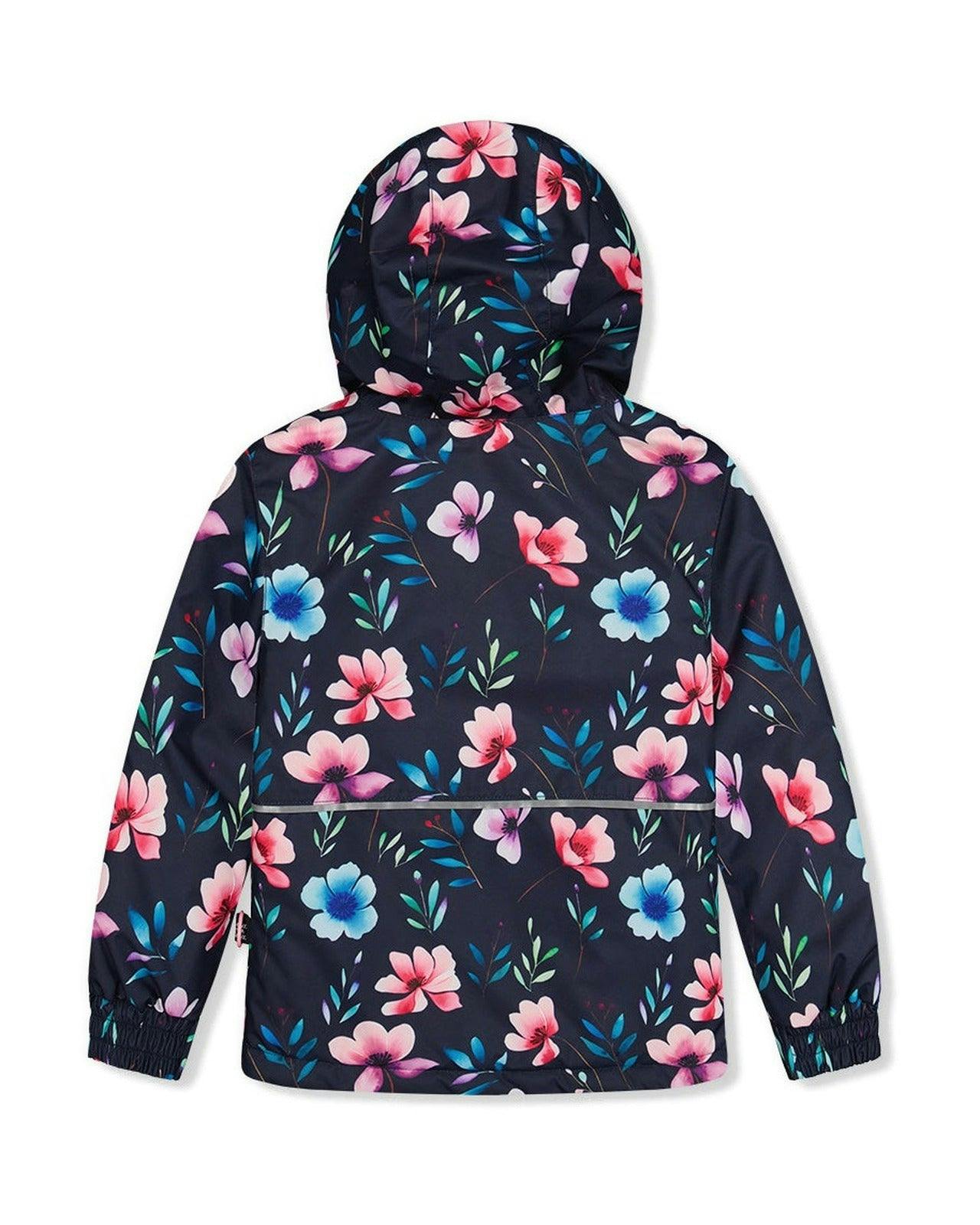 Light Weight Two Piece Chill Snowsuit Blue Floral Print