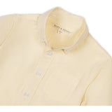 Organic Long Sleeve Seersucker Shirt, Yellow