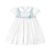 Eloise Dress in Smocked Sailboats