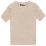 Ribbed Short Sleeve Sweater