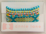 Beaded Bracelets - Boho Friendship Stack Teal