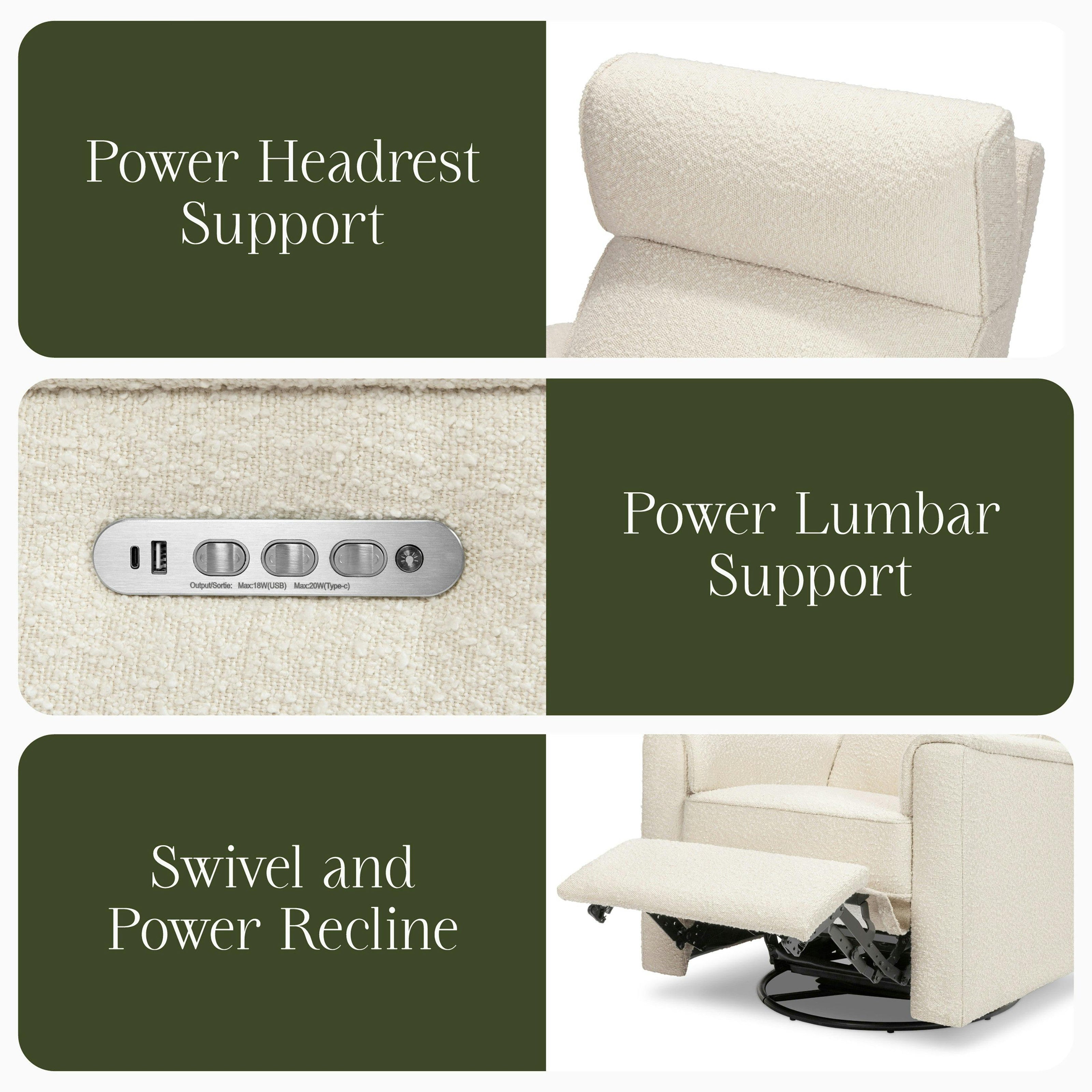 Namesake Willa Pro Power Recliner and Swivel Glider