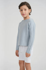 Wrap Cotton Knit Cardigan