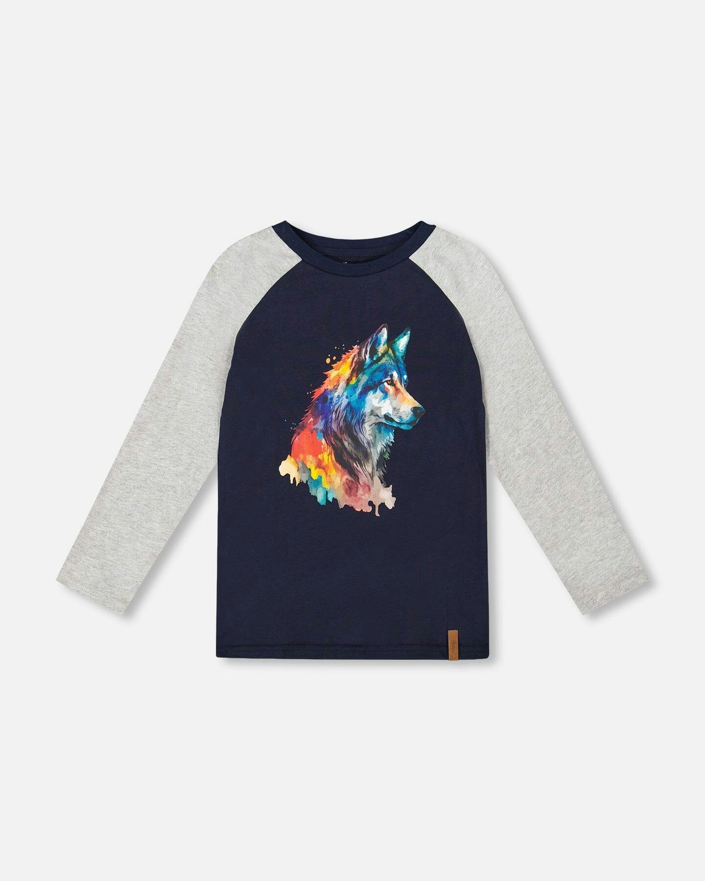 Long Raglan Sleeve Jersey Tee