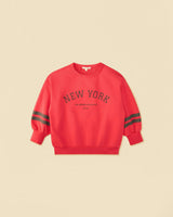 Organic Sunday Sweatshirt in Faded Red