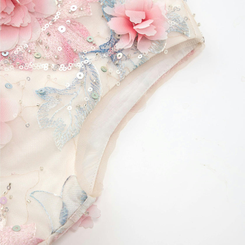 Rosalia Embroidered Mini Dress