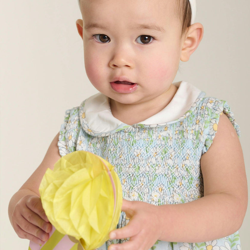 Hand-Smocked Baby Dress - Calista