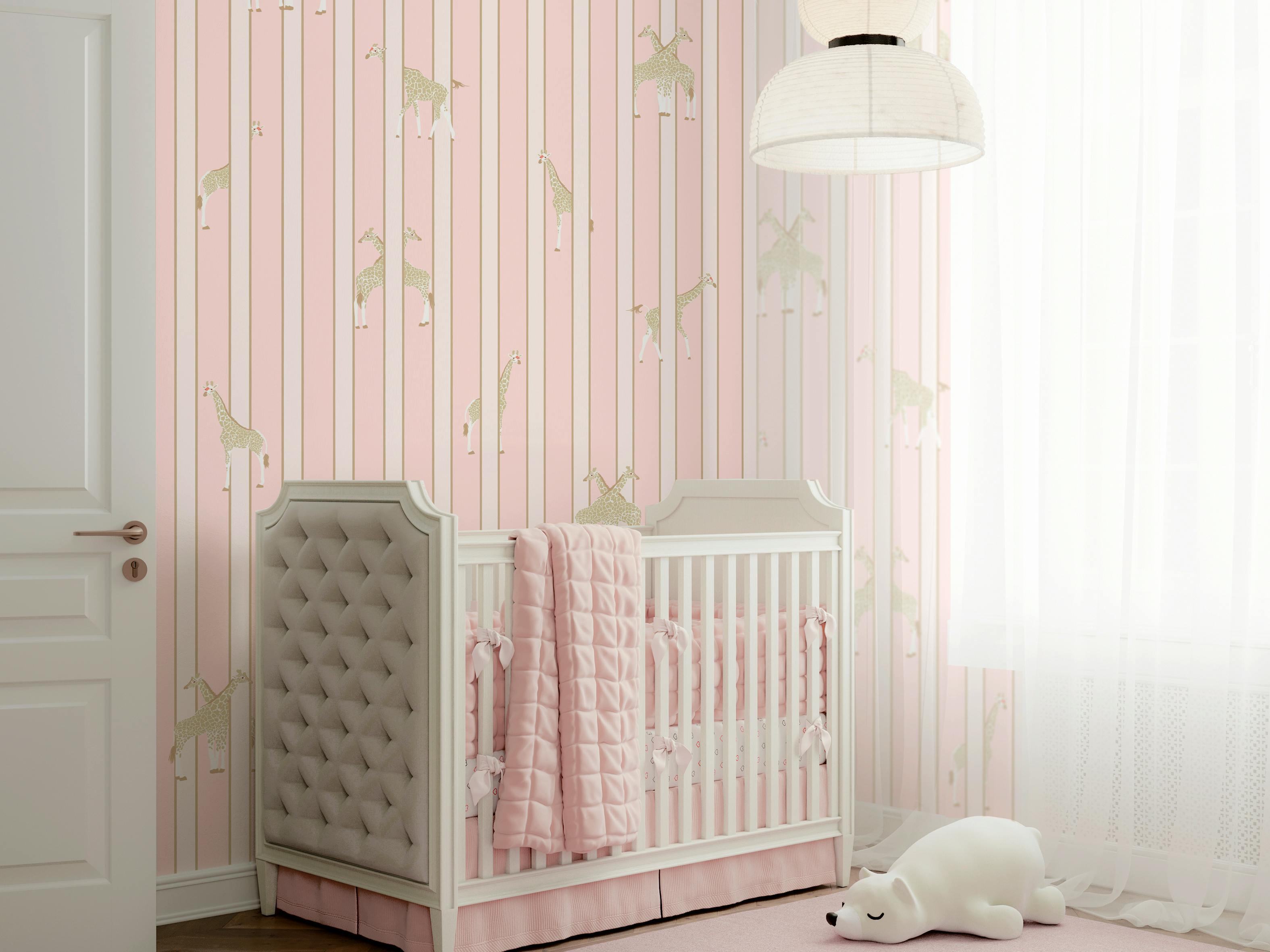 Papier peint Gigi coloris Grenadine