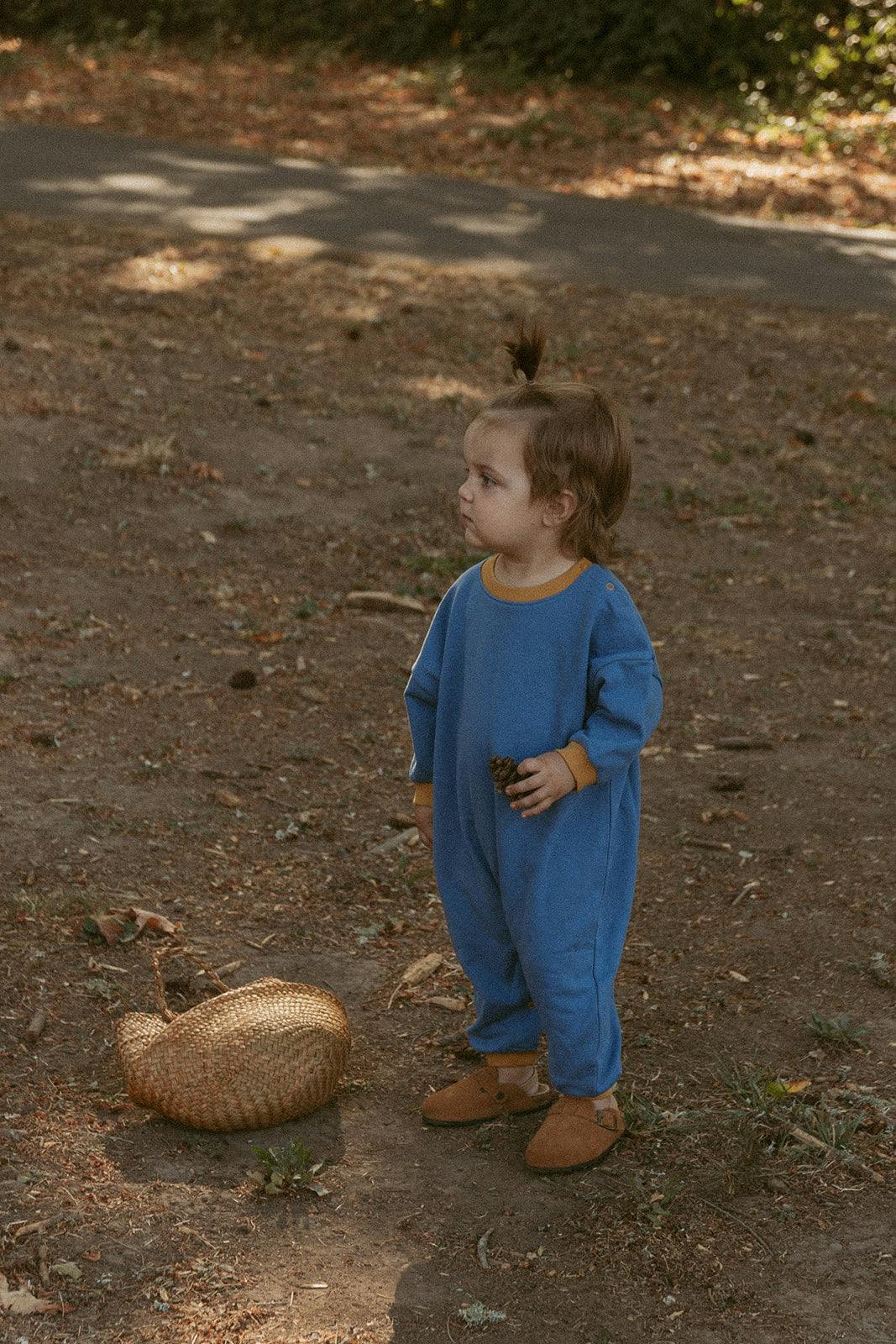 Marlowe Jumpsuit in Stone Blue