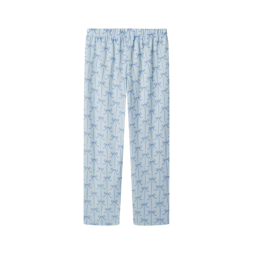 Tween Girls Pajama Set | Bow Stripe