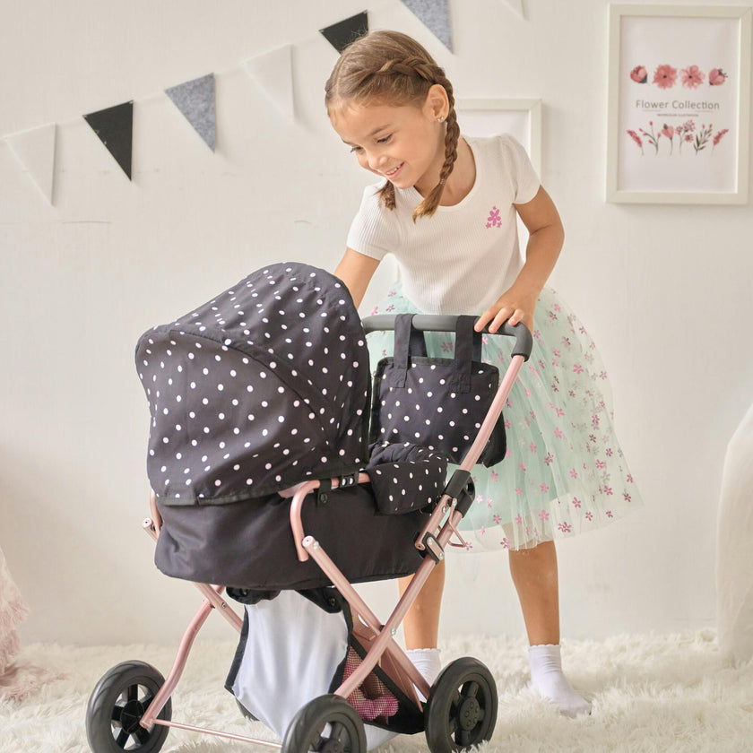 Olivia's Little World Pin Up Doll Classic Stroller with Removable Bassinet