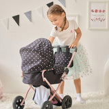 Olivia's Little World Pin Up Doll Classic Stroller with Removable Bassinet