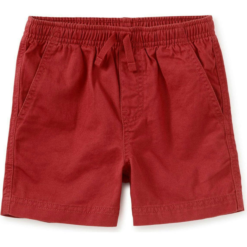 Twill Sport Shorts, Red