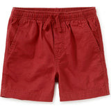 Twill Sport Shorts, Red