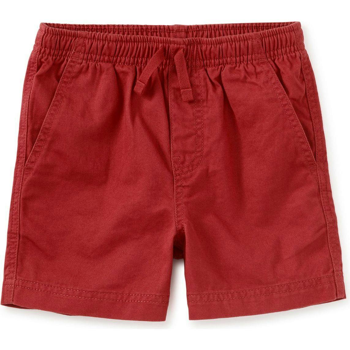 Twill Sport Shorts, Red