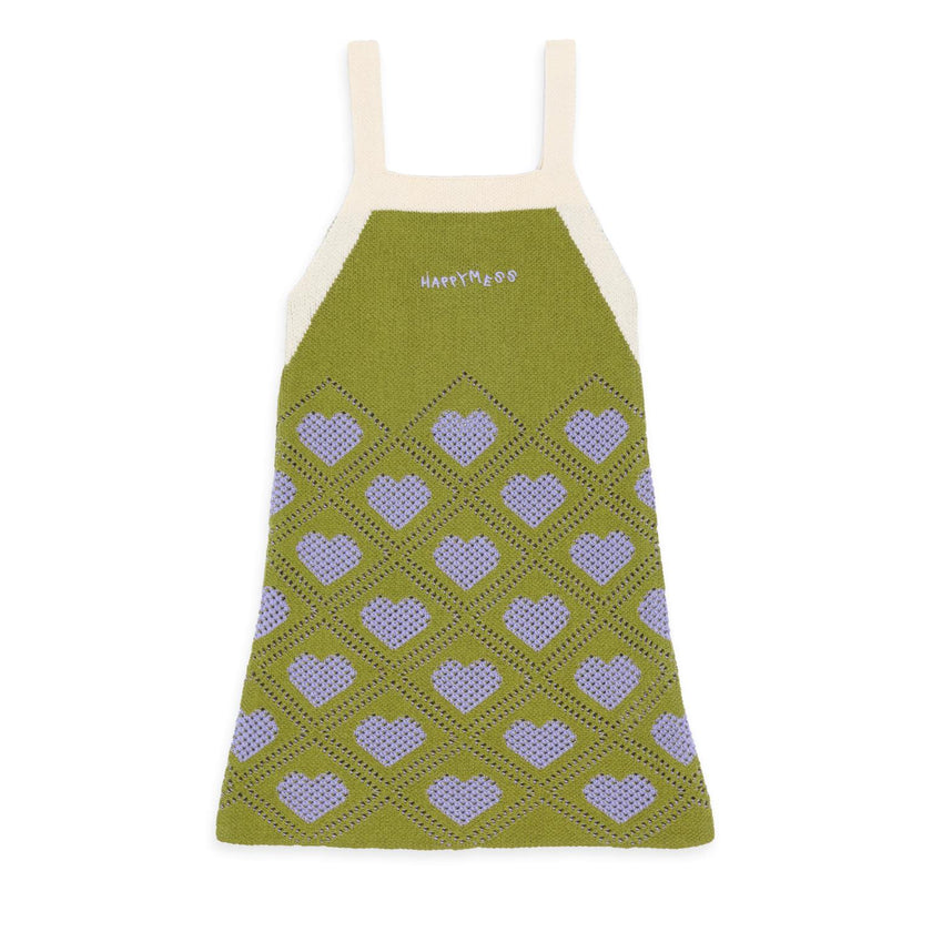 children's organic cotton dress – lemongrass