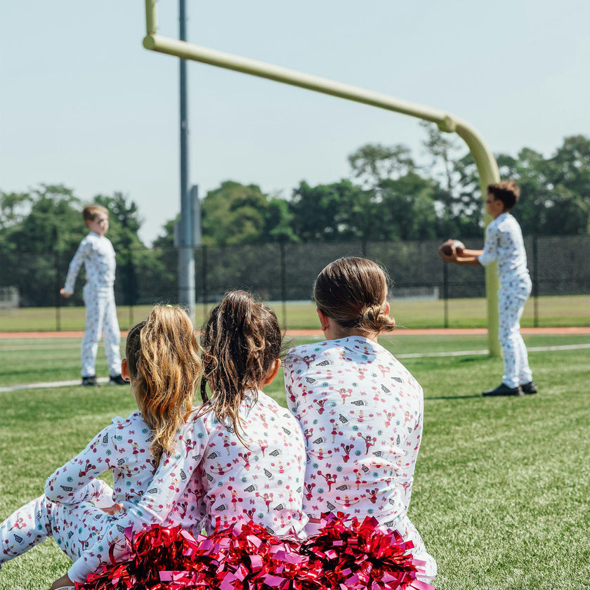 The Organic Long Sleeve Pajama Set [Cheer]