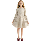Tiered Modest Dress