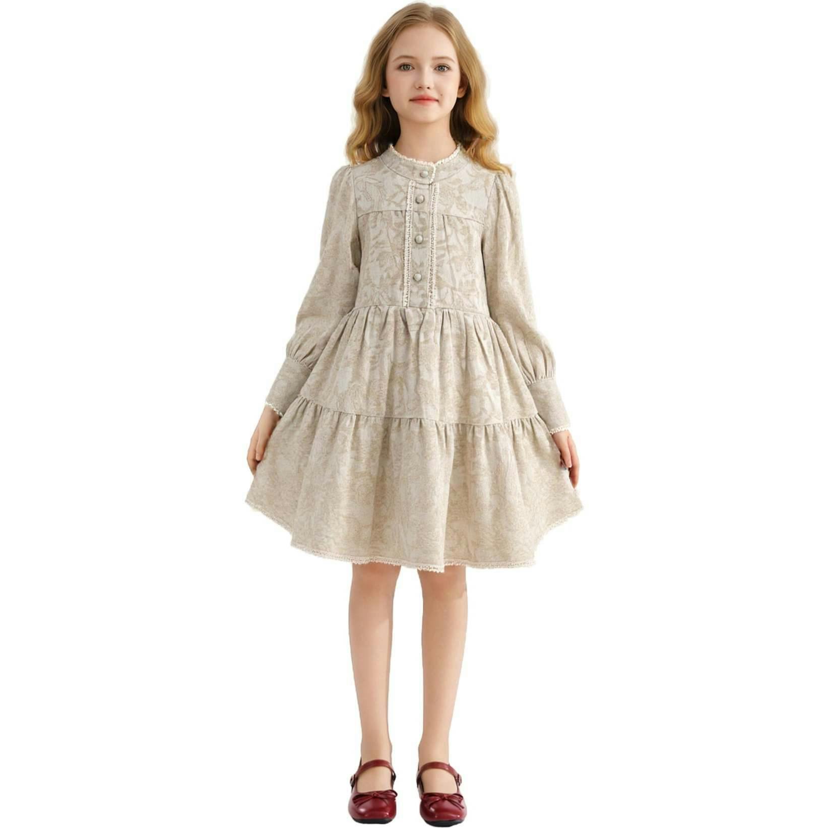Tiered Modest Dress