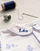 Baby Bunny Onesie in Pale Blue
