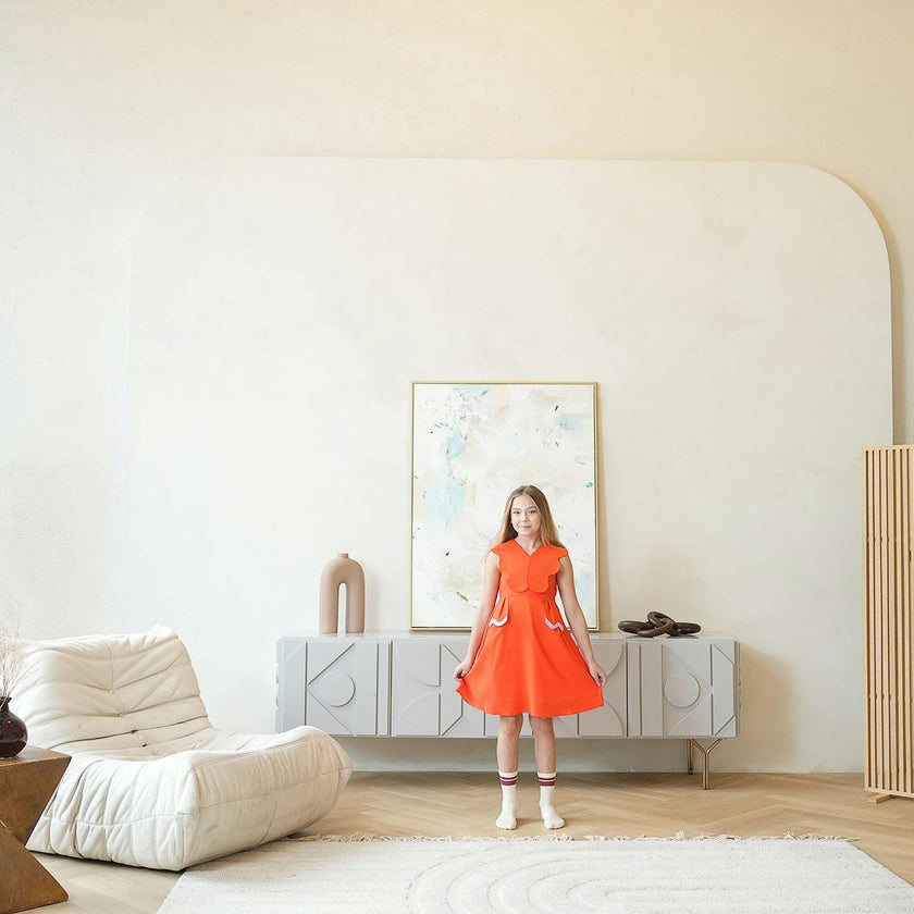 Colette Dress, Orange
