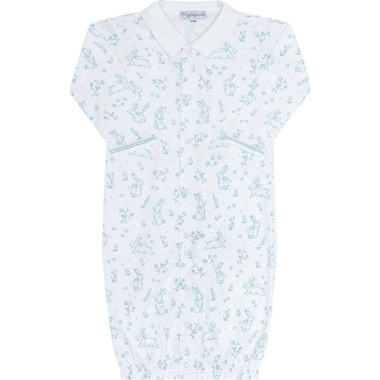 Blue Toile Converter Gown