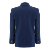 Navy Microdot Blazer