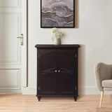 Versailles Wooden Floor Cabinet with 2 Shelves