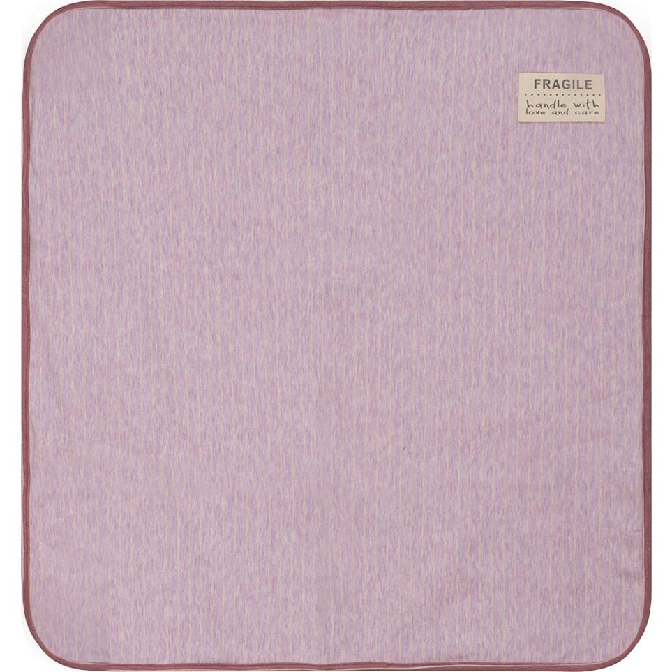 Stripe Stretch Knit Blanket Mauve