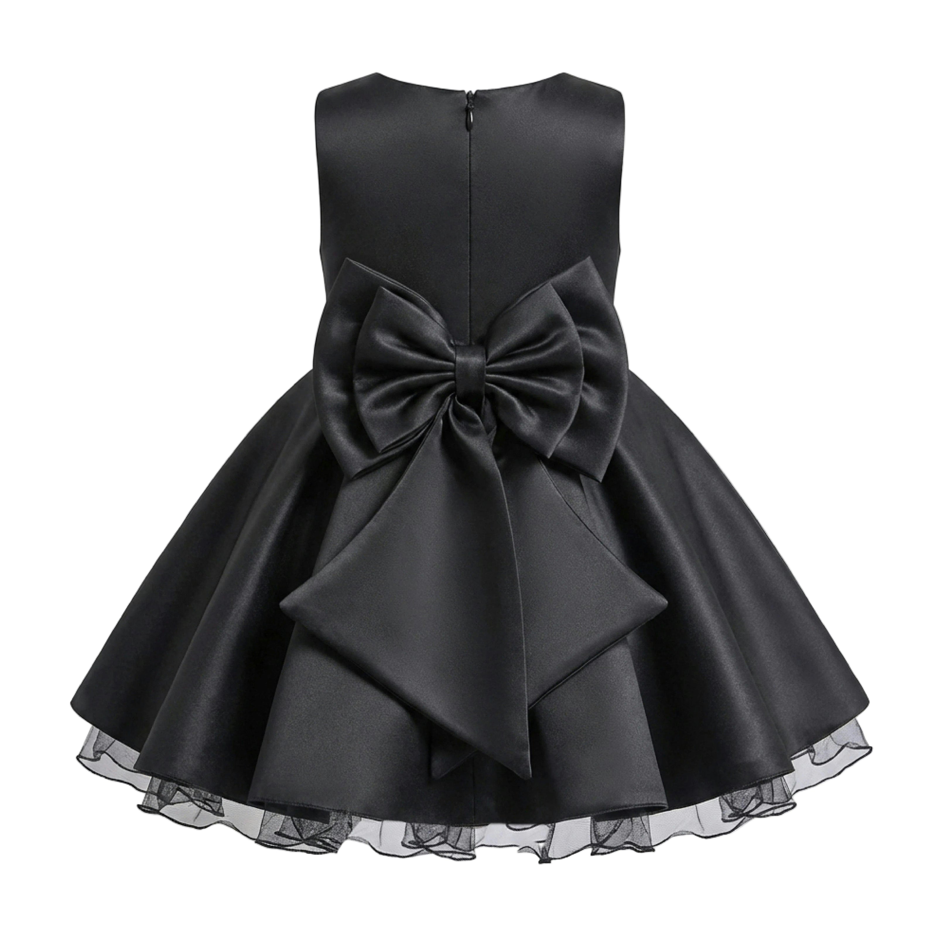 Black Canyonelle Bow Waist Dress