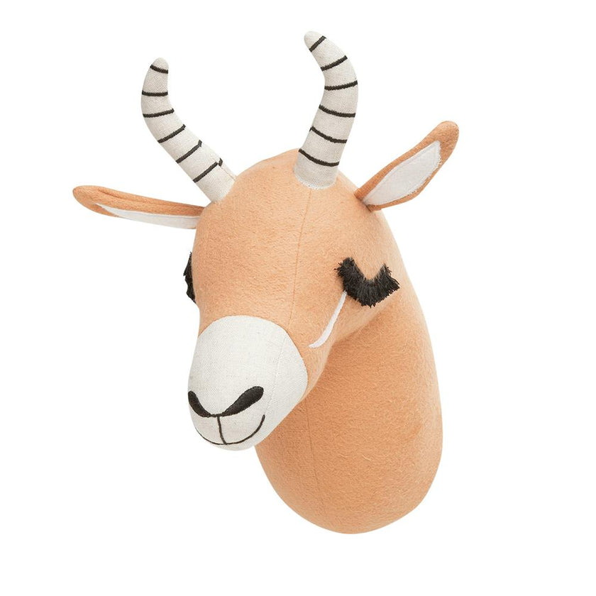 Kendi Antelope Plush Head Wall Decor
