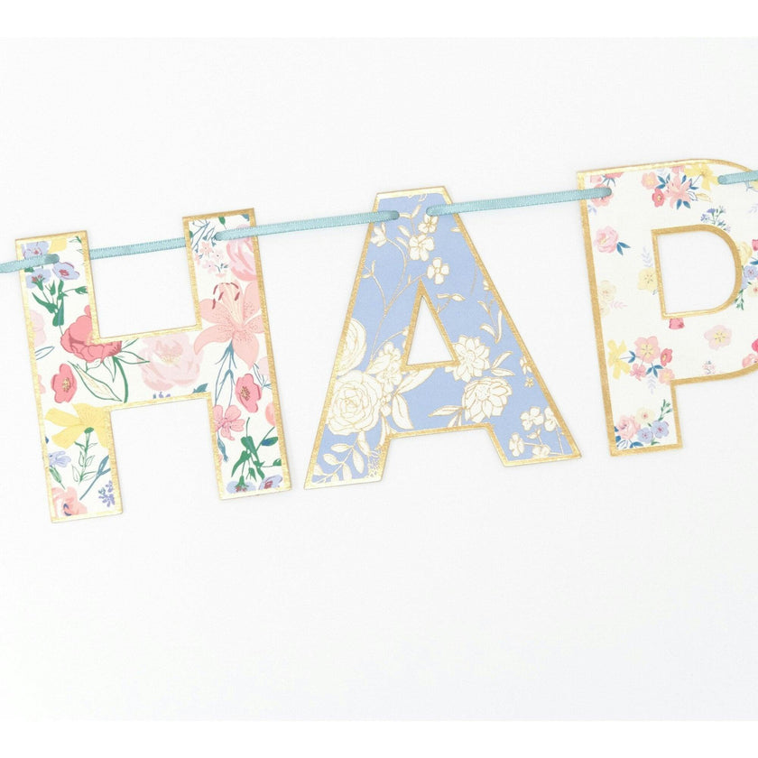 English Garden Birthday Garland