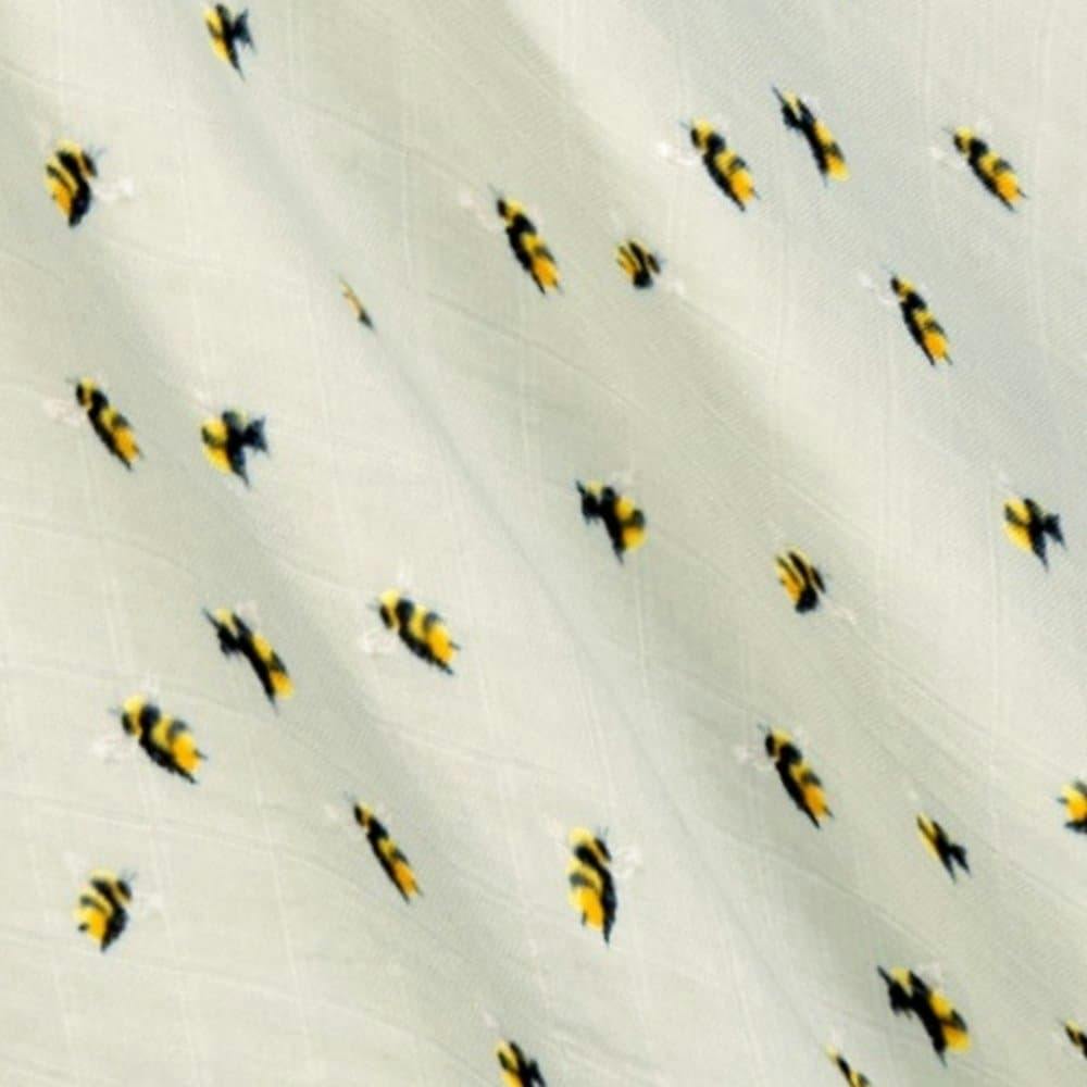 Bumblebee Bamboo Muslin Two-Piece Burp Cloth Set