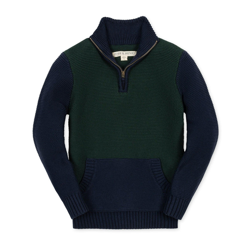 Organic Half Zip Kanga Sweater
