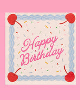 Cherry Bday Napkins - 25 sprinkle napkins