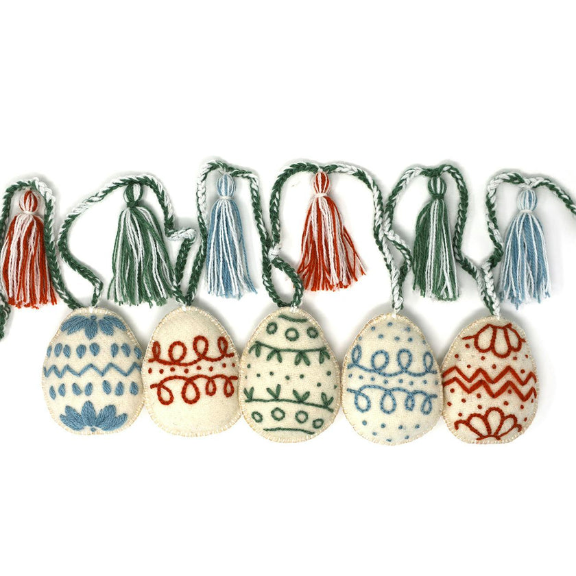Easter Egg Garland, Pastel