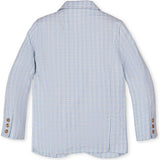 Organic Classic Seersucker Suit Jacket, Blue