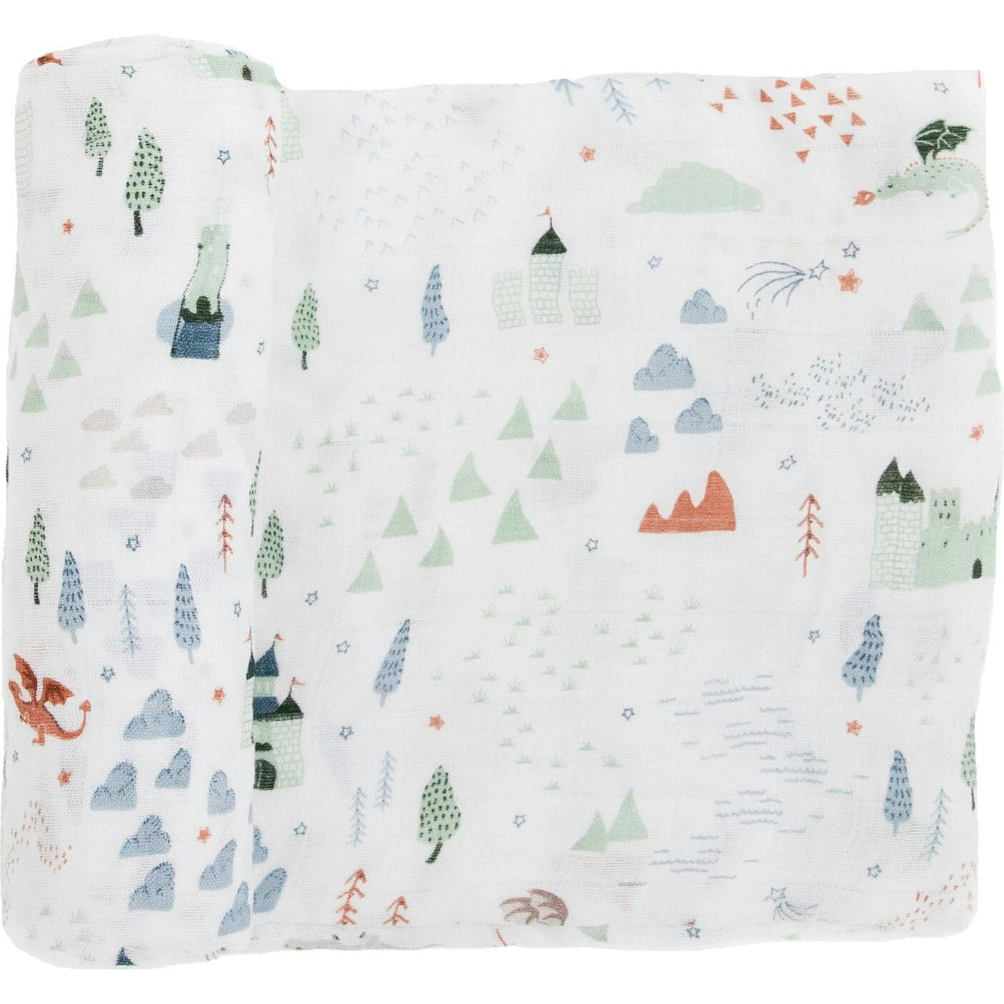 Organic Cotton Muslin Changing Pad Cover - Stillwater Stitch