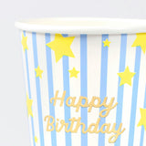 Bright Star Happy Birthday Cups