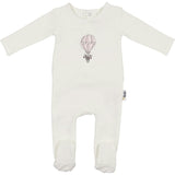 Air Balloon Footie and Beanie Set