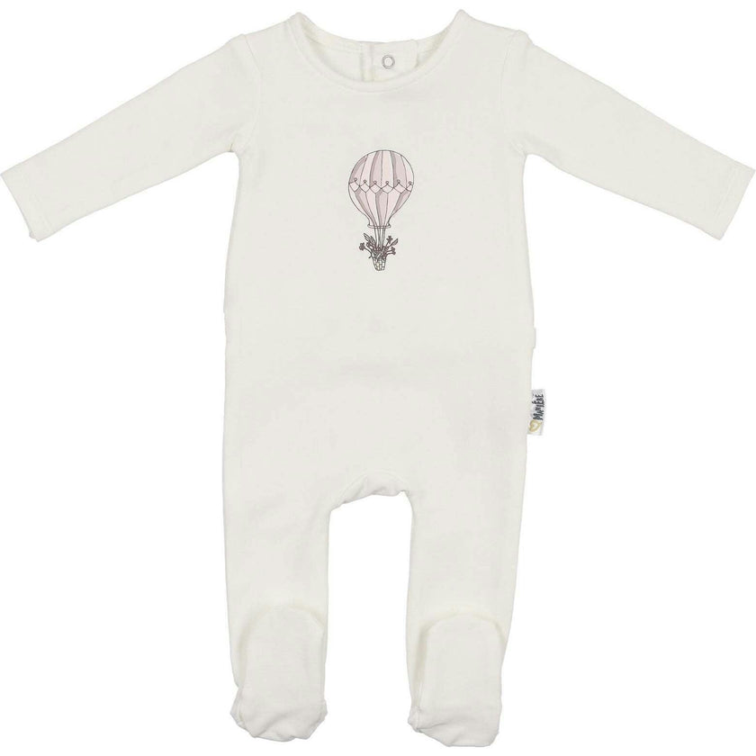 Air Balloon Footie and Beanie Set
